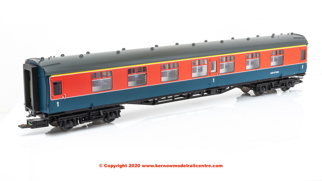 32-646Z Bachmann Class 438 4-TC Unit number 8007 in BR Research Department Red and Blue livery